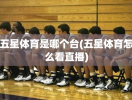 五星体育是哪个台(五星体育怎么看直播)