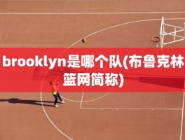 brooklyn是哪个队(布鲁克林篮网简称)