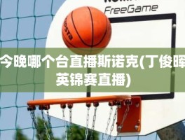 今晚哪个台直播斯诺克(丁俊晖英锦赛直播)