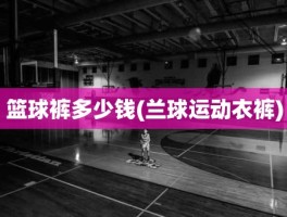 篮球裤多少钱(兰球运动衣裤)