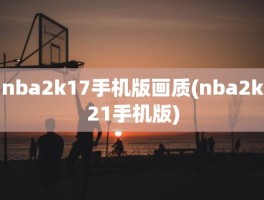 nba2k17手机版画质(nba2k21手机版)