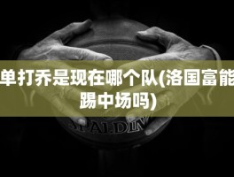 单打乔是现在哪个队(洛国富能踢中场吗)