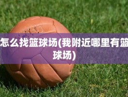 怎么找篮球场(我附近哪里有篮球场)