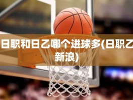 日职和日乙哪个进球多(日职乙新浪)