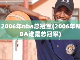 2006年nba总冠军(2006年NBA谁是总冠军)