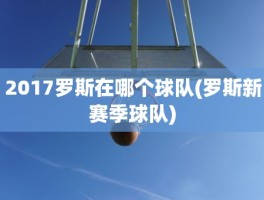 2017罗斯在哪个球队(罗斯新赛季球队)