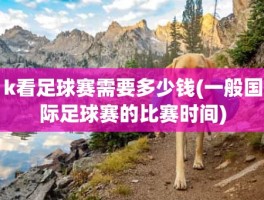 k看足球赛需要多少钱(一般国际足球赛的比赛时间)