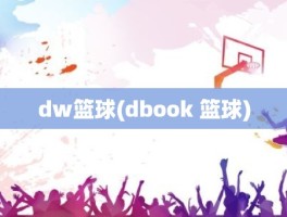 dw篮球(dbook 篮球)