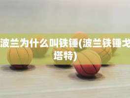 波兰为什么叫铁锤(波兰铁锤戈塔特)