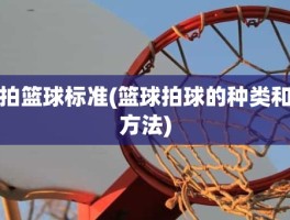 拍篮球标准(篮球拍球的种类和方法)