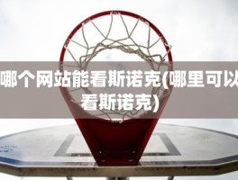 哪个网站能看斯诺克(哪里可以看斯诺克)