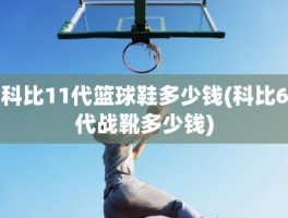 科比11代篮球鞋多少钱(科比6代战靴多少钱)