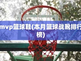 mvp篮球鞋(本月篮球战靴排行榜)