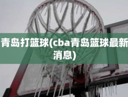 青岛打篮球(cba青岛篮球最新消息)
