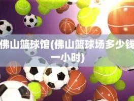 佛山篮球馆(佛山篮球场多少钱一小时)