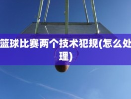 篮球比赛两个技术犯规(怎么处理)