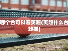 哪个台可以看英超(英超什么台转播)