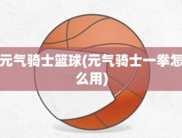 元气骑士篮球(元气骑士一拳怎么用)