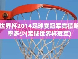 世界杯2014足球赛冠军竞猜赔率多少(足球世界杯冠军)