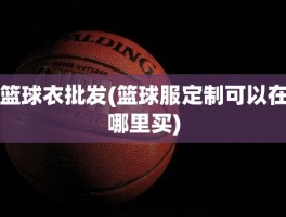 篮球衣批发(篮球服定制可以在哪里买)