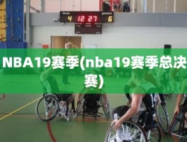 NBA19赛季(nba19赛季总决赛)