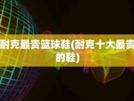 耐克最贵篮球鞋(耐克十大最贵的鞋)