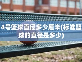 4号篮球直径多少厘米(标准篮球的直径是多少)