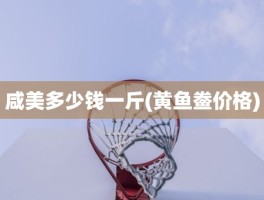咸美多少钱一斤(黄鱼鲞价格)