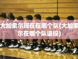 大加索尔现在在哪个队(大加索尔在哪个队退役)