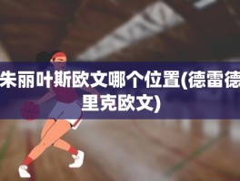 朱丽叶斯欧文哪个位置(德雷德里克欧文)