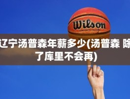 辽宁汤普森年薪多少(汤普森 除了库里不会再)