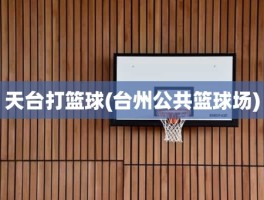 天台打篮球(台州公共篮球场)
