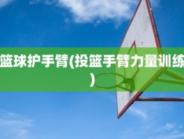 篮球护手臂(投篮手臂力量训练)