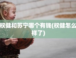 权健和苏宁哪个有钱(权健怎么样了)