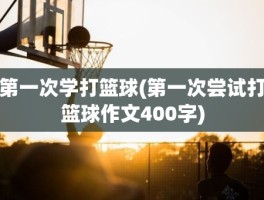 第一次学打篮球(第一次尝试打篮球作文400字)