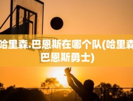 哈里森.巴恩斯在哪个队(哈里森巴恩斯勇士)