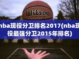 nba现役分卫排名2017(nba现役最强分卫2015年排名)