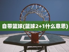 自带篮球(篮球2+1什么意思)