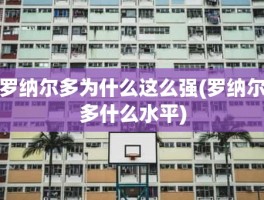 罗纳尔多为什么这么强(罗纳尔多什么水平)