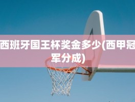 西班牙国王杯奖金多少(西甲冠军分成)
