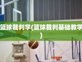 篮球裁判学(篮球裁判基础教学)