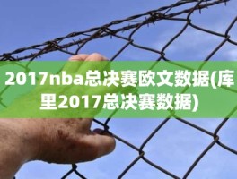 2017nba总决赛欧文数据(库里2017总决赛数据)