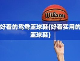 好看的鸳鸯篮球鞋(好看实用的篮球鞋)
