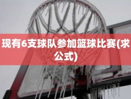 现有6支球队参加篮球比赛(求公式)