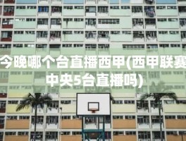 今晚哪个台直播西甲(西甲联赛中央5台直播吗)