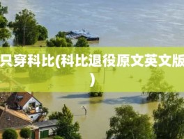 只穿科比(科比退役原文英文版)