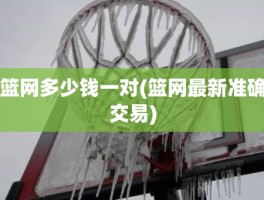 篮网多少钱一对(篮网最新准确交易)