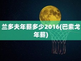 兰多夫年薪多少2016(巴索戈年薪)