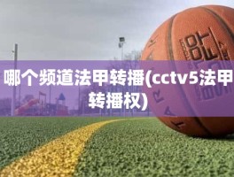 哪个频道法甲转播(cctv5法甲转播权)