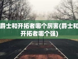 爵士和开拓者哪个厉害(爵士和开拓者哪个强)